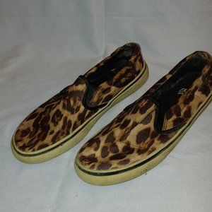 Leopard print loafers